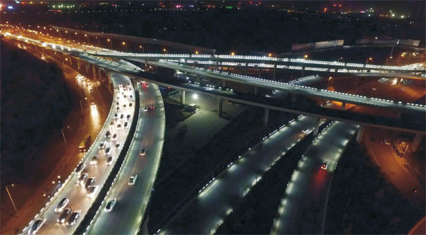 郑州市南三环机场高度公路互通式立交永利娱场城官网地址设施项目